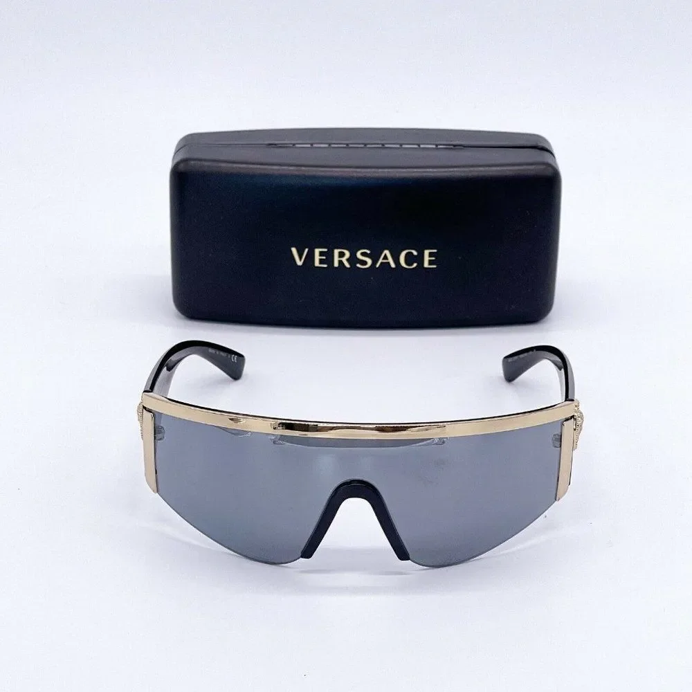 Full Set Womens Versace Grey Mirror Sunglasses!